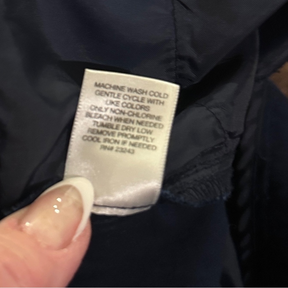 New York & Company Navy Slim Ankle Pants Size 8 Stretch Career Work Pants - Picture 7 of 7